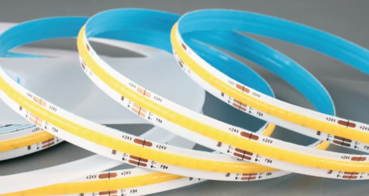 Светодиодная COB-лента · 24V · 10 mm · Регулируемый белый свет · COB-016 — Фотография изделия