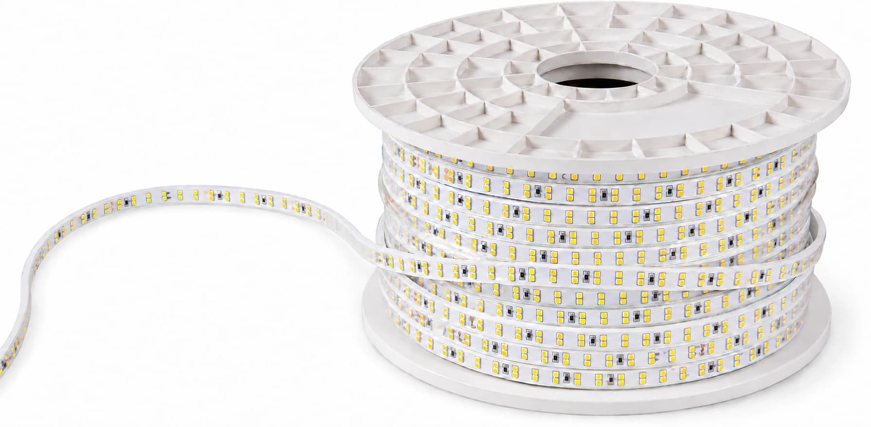 2835-156D Çift sıra LED şerit · 10 mm — Görünüm referansı; marka AI ile kaldırılmıştır, ayrıntıları numuneyle teyit edin