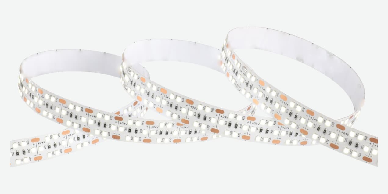 SMD-017 · LED 燈帶 SMD 2835 · 單色 · 20 mm · 276 LED/m · 24 W/m — 產品實物照片