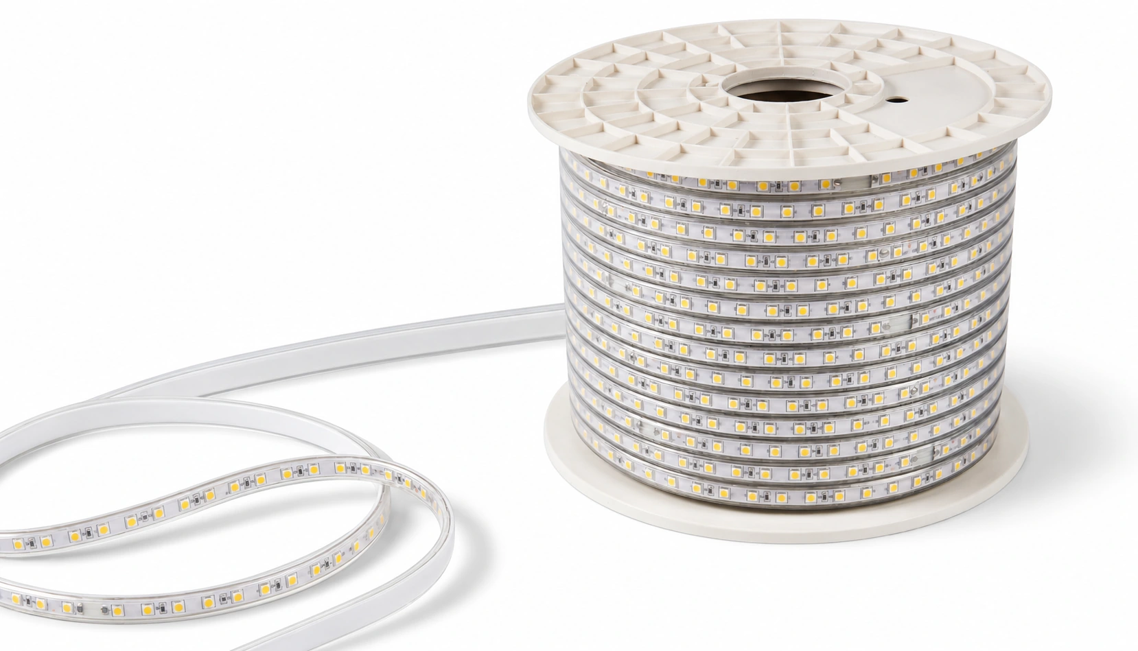 5050-60D-10MM · 有導線單色燈帶 · 220V
