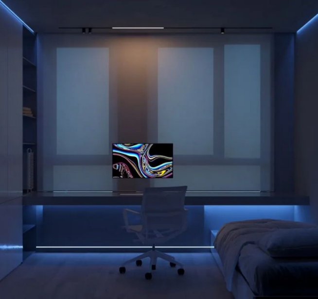 Illustrative LED strip lighting application
