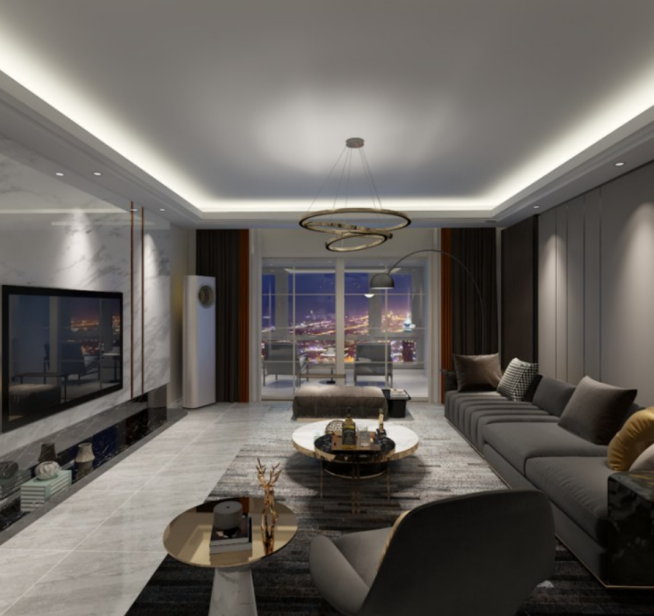 Illustrative LED strip lighting application