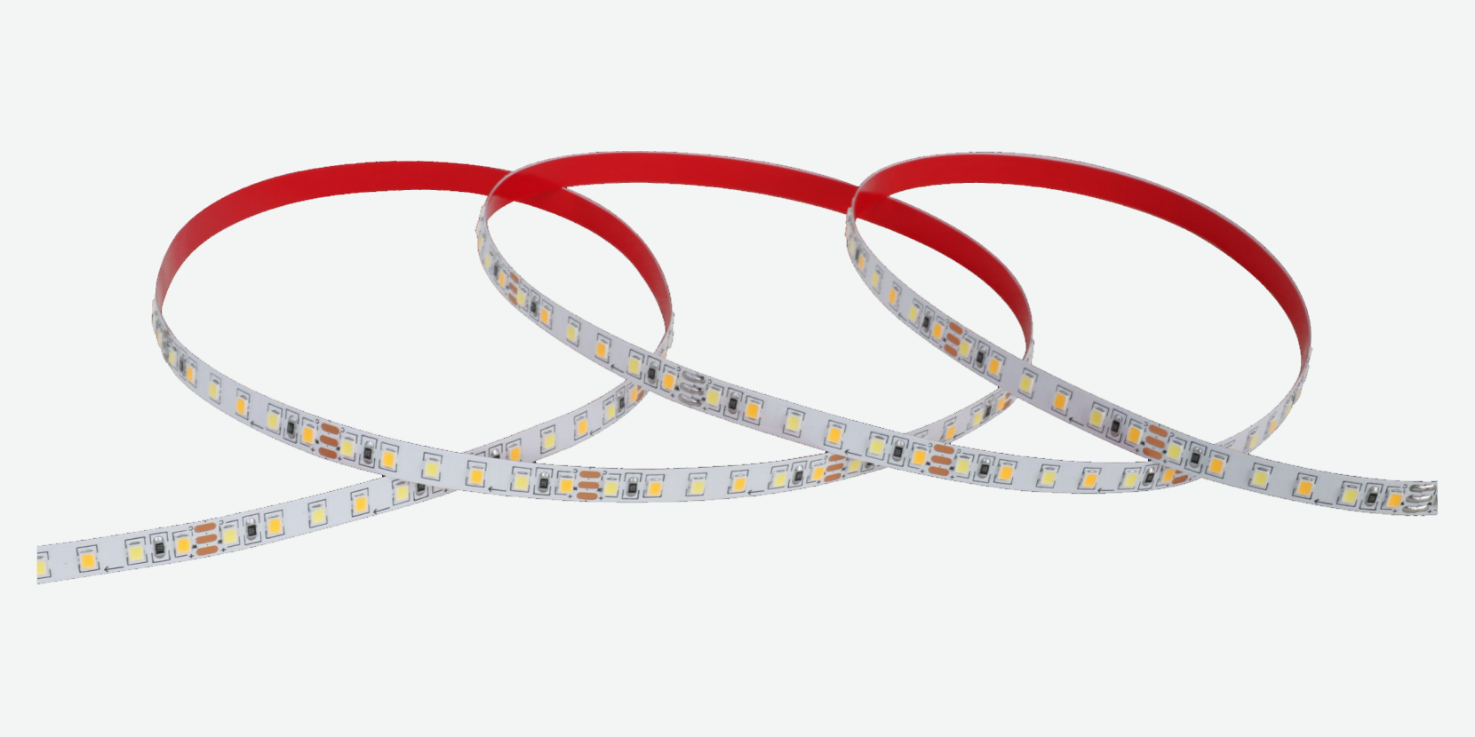 ⁦SMD-009⁩ · شريط LED ⁦SMD 2835⁩ · لون واحد · ⁦8 mm⁩ · ⁦120 LED/m⁩ · ⁦12 W/m⁩ — صورة المنتج