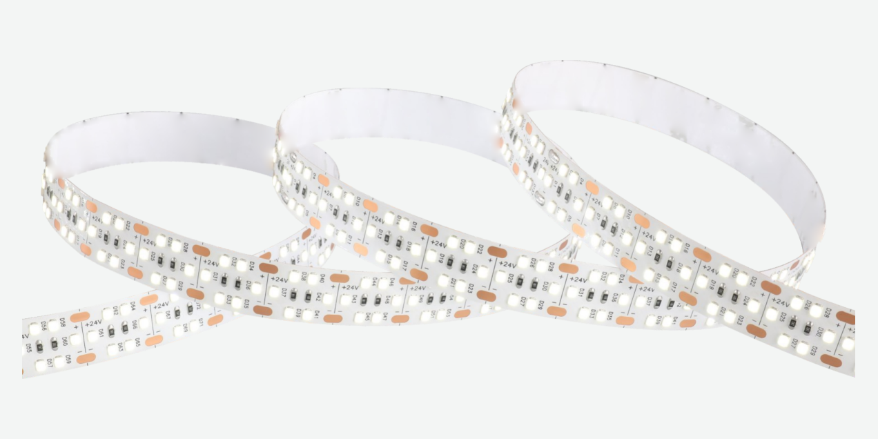 ⁦SMD-017⁩ · شريط LED ⁦SMD 2835⁩ · لون واحد · ⁦20 mm⁩ · ⁦276 LED/m⁩ · ⁦24 W/m⁩ — صورة المنتج